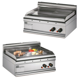Lincat Silverlink Natural Gas Counter-top Griddle – Steel Plate – W 750 mm – 7.5 kW GS/7 Countertop Gas Griddle
