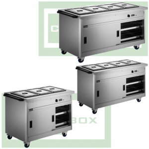 Panther 800 Series Hot Cupboard with Bain Marie Top P8B