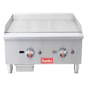 Banks GG600N NAT Gas - GG600L LPG Gas Griddle Fry Top