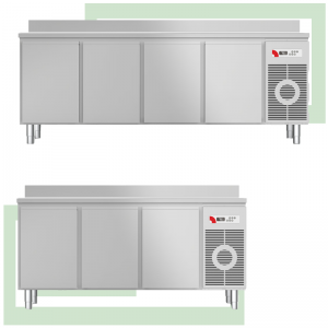 Friulinox 3 or 4 Doors Gastronorm Plain Counter TRP4H71EEF