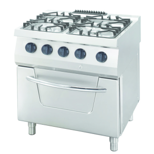 Maxima 4 Burners Heavy Duty Gas Stove And Electric Oven 09396005